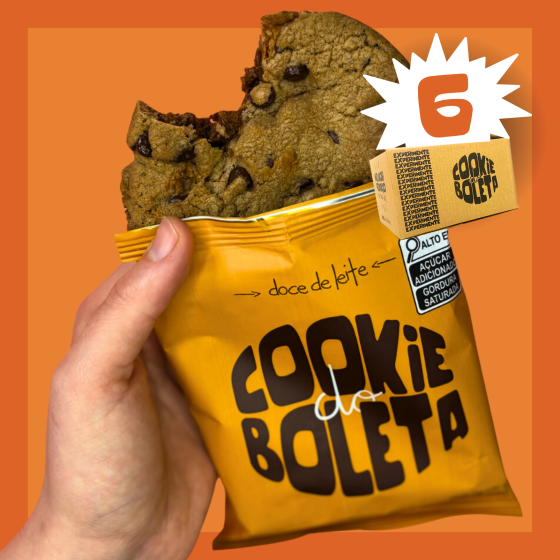 Caixa com 6 - Cookie do Boleta Doce de leite