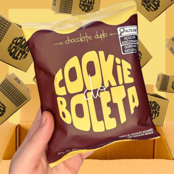 Cookie do Boleta - Chocolate Duplo