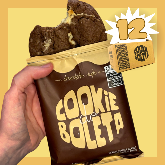 Caixa com 12 – Cookie do Boleta Chocolate Duplo